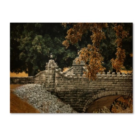 Jai Johnson 'Stone Bridge In Autumn' Canvas Art,24x32